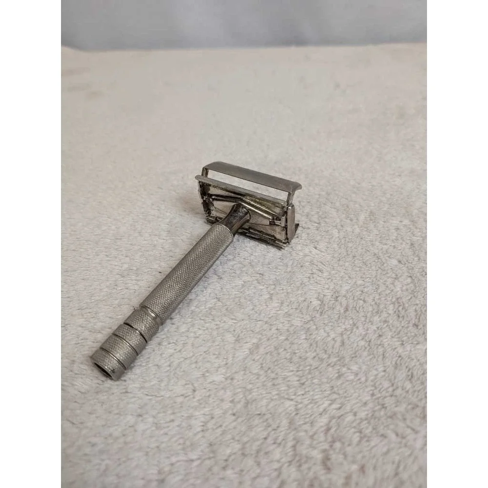 Vintage Gillette Safety Razor Double Edge‎ DE TTO Classic Shaving Tool